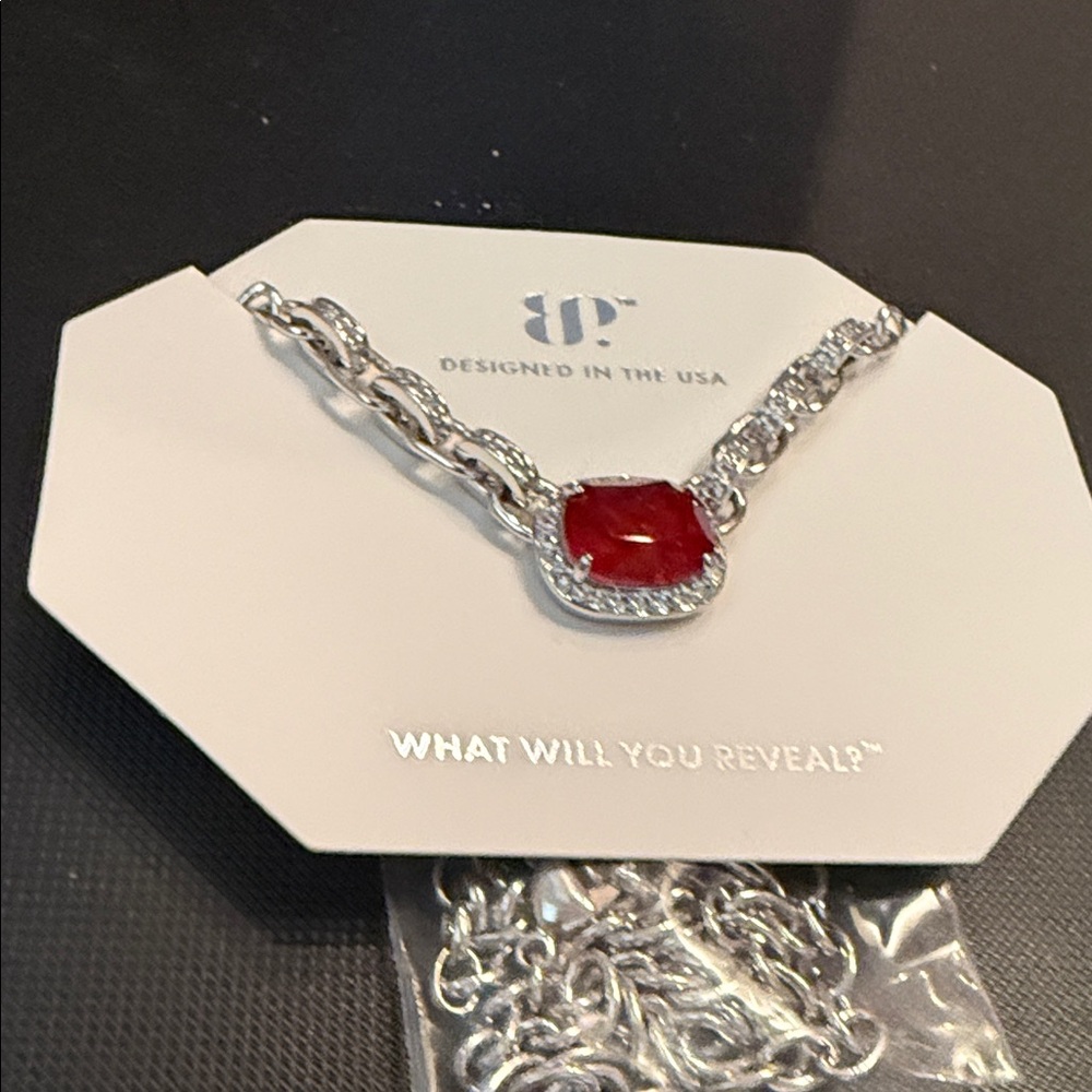 Stunning Silver with Red Accent